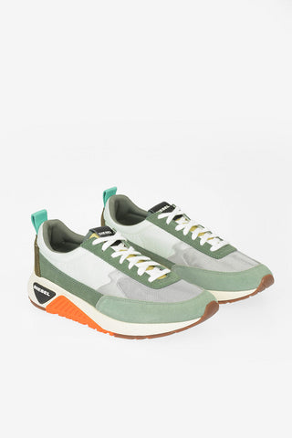 Sneaker S-KB in Pelle Scamosciata e Tessuto
