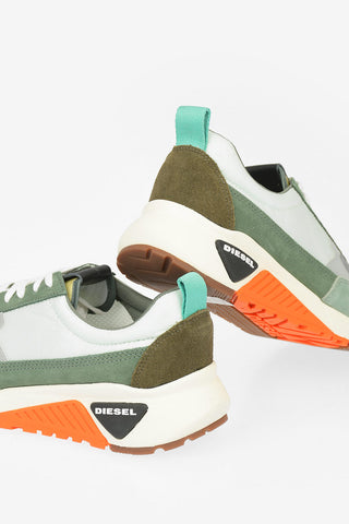 Sneaker S-KB in Pelle Scamosciata e Tessuto