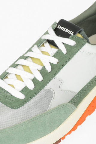 Sneaker S-KB in Pelle Scamosciata e Tessuto