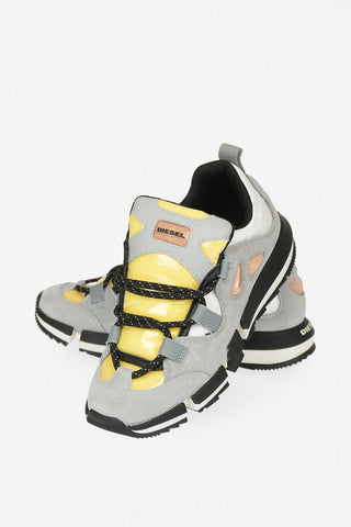 Leather and Fabric H-PADOLA Sneaker