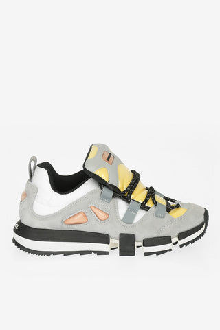 Leather and Fabric H-PADOLA Sneaker
