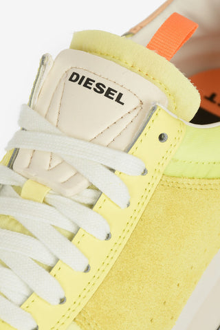 4cm Suede Leather and Fabric S-PYAVE Sneaker with Wedge