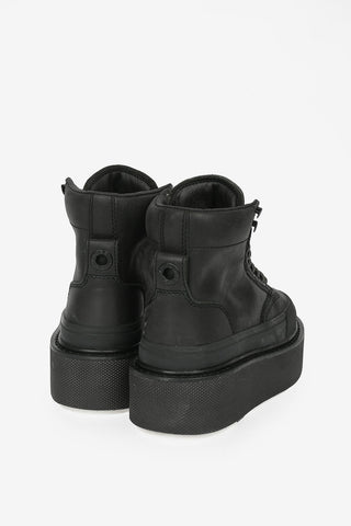 5cm Leather H-SCIROCCO Sneaker with Platform