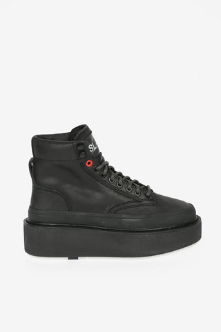 5cm Leather H-SCIROCCO Sneaker with Platform