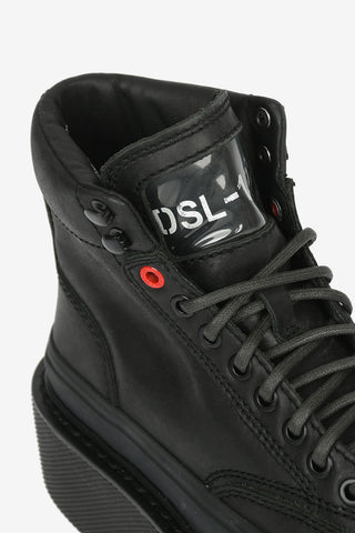 5cm Leather H-SCIROCCO Sneaker with Platform