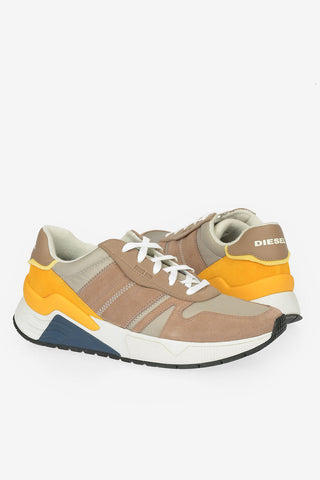 Sneaker S-BRENTHA in Ecopelle e Tessuto