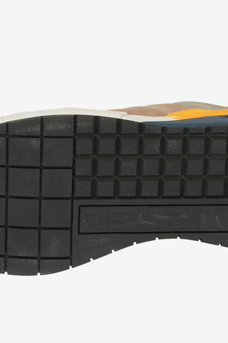 Sneaker S-BRENTHA in Ecopelle e Tessuto