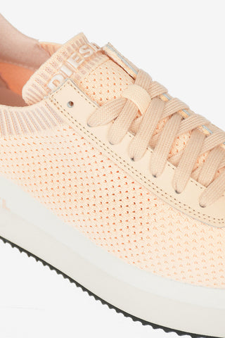 Sneaker S-PYAVE in Pelle e Tessuto con Zeppa 4cm
