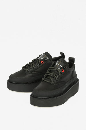 6 cm Leather H-SCIROCCO Sneakers with Wedge