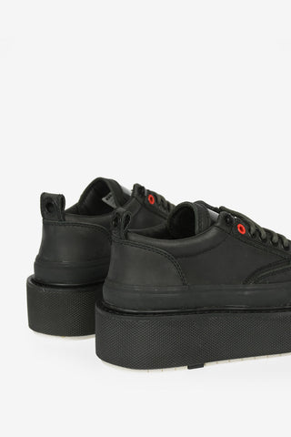 6 cm Leather H-SCIROCCO Sneakers with Wedge