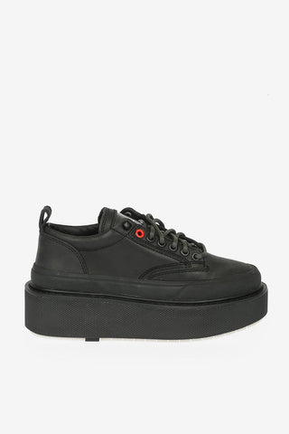 6 cm Leather H-SCIROCCO Sneakers with Wedge