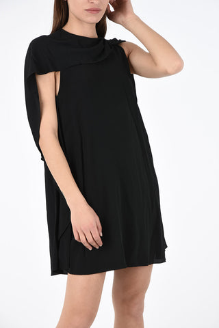 Blend Silk Draped Dress 