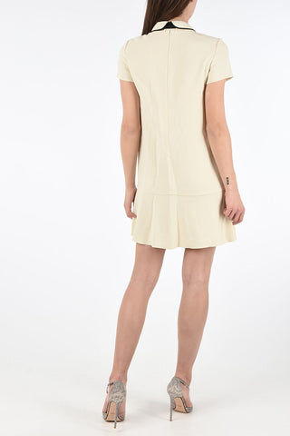 Short Sleeve Mini Dress with Bow 