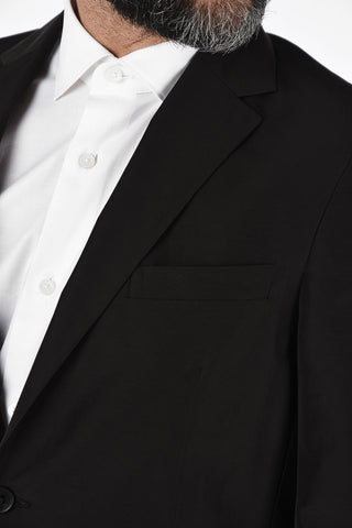 ZZEGNA Fabric Notch Lapel Blazer