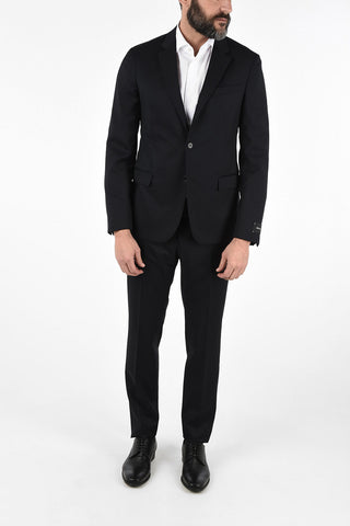ZZEGNA Two Button Suit with Flap Pockets
