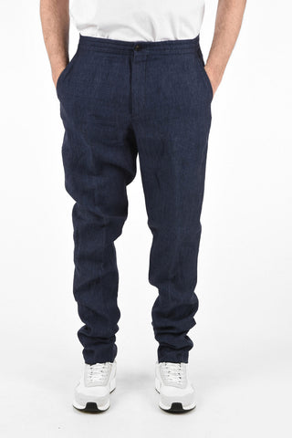 EZ LUXURY Linen Drawstring Pants