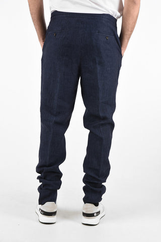 EZ LUXURY Linen Drawstring Pants