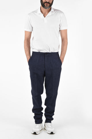 EZ LUXURY Linen Drawstring Pants