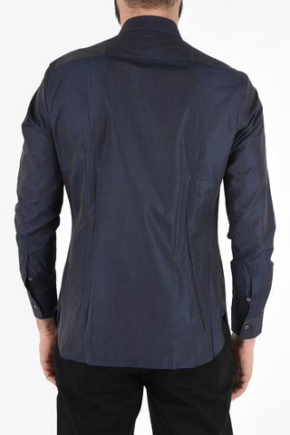 EZ TAILORING Hidden Closure Glazed Shirt