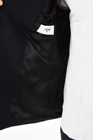 peak lapel double-breasted blazer