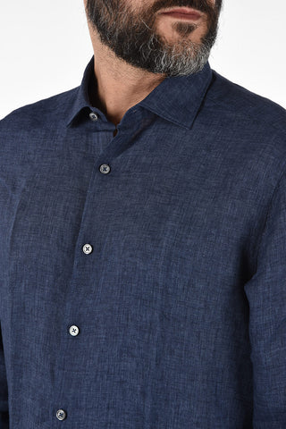 EZ LUXURY Camicia Collo Francese a Maniche Lunghe 