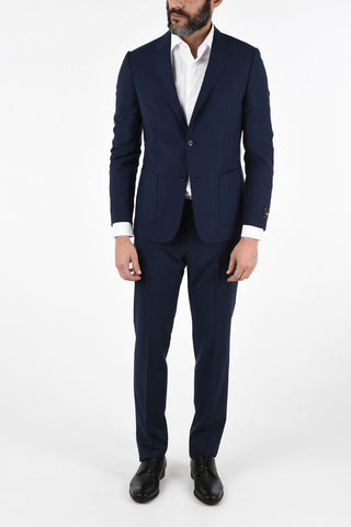ZZEGNA TECHMERINO Wool 2 Button Suit