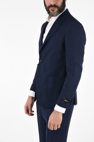 ZZEGNA TECHMERINO Wool 2 Button Suit