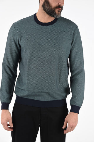 ZZEGNA Maglia Girocollo in Seta e Cotone