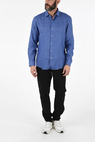 EZ LUXURY Long Sleeve Spread Collar Shirt