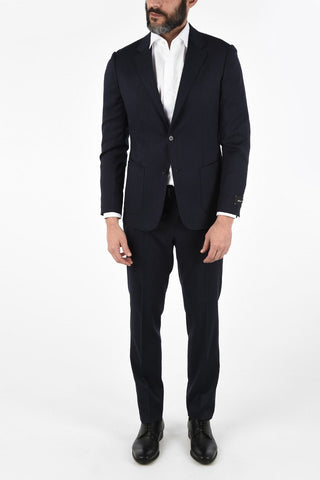 ZZEGNA TECHMERINO Wool Notch Lapel Suit