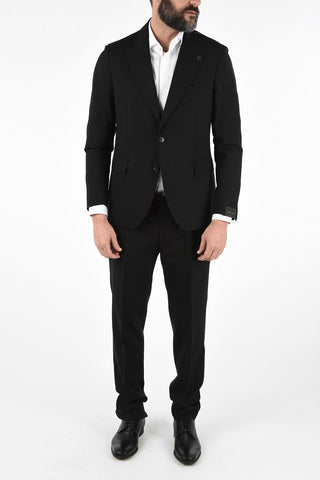 ANCONA peak lapel 2-button suit