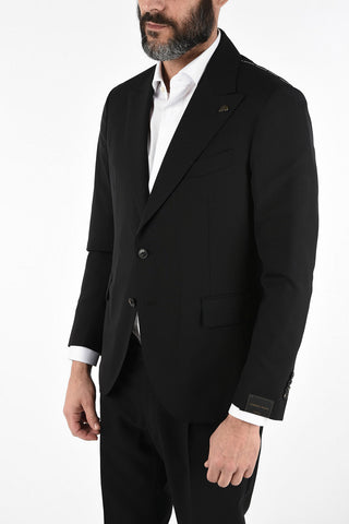 ANCONA peak lapel 2-button suit