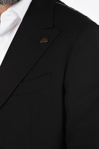 ANCONA peak lapel 2-button suit