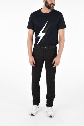 ZZEGNA Jeans Lavaggio Scuro Slim Fit 17cm