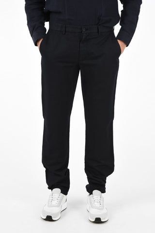 ZZEGNA Pantaloni Slim Fit in Lino e Cotone