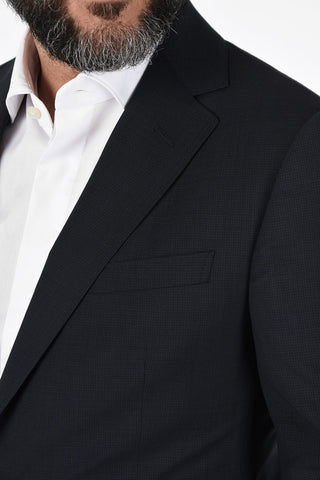 ZZEGNA Two Button Suit with Double Back Slits 