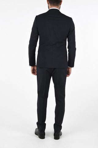 ZZEGNA Two Button Suit with Double Back Slits 