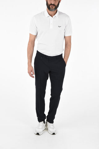 ZZEGNA Checked Narrow Fit Pants