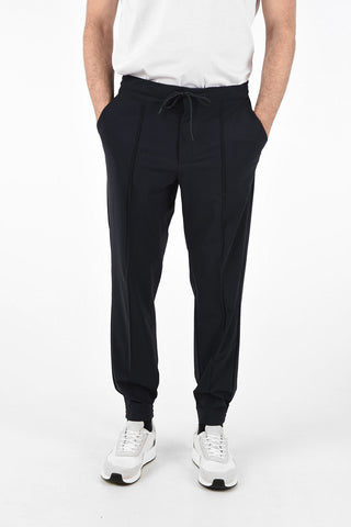 ZZEGNA Single Pleat Joggers