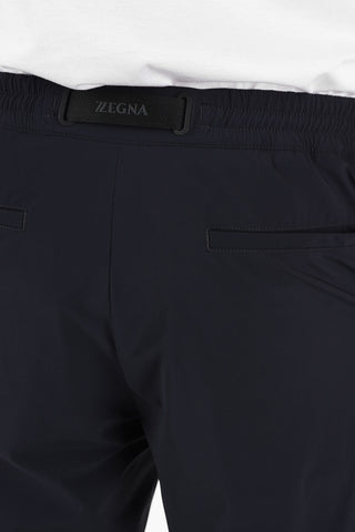 ZZEGNA Single Pleat Joggers