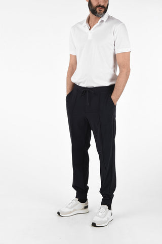 ZZEGNA Single Pleat Joggers