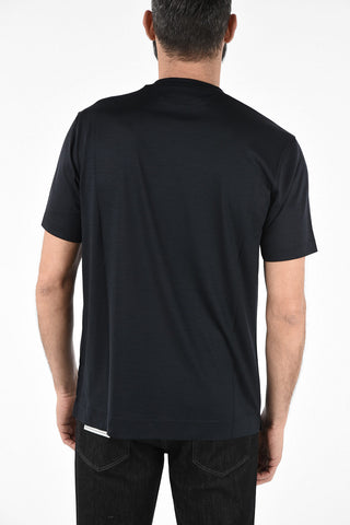 ZZEGNA Wool Crew-Neck T-Shirt
