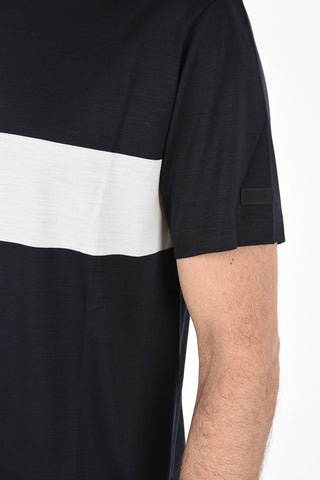 ZZEGNA Wool Crew-Neck T-Shirt