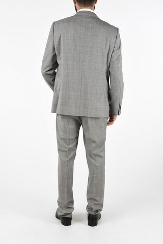 ZZEGNA district check 2-button suit