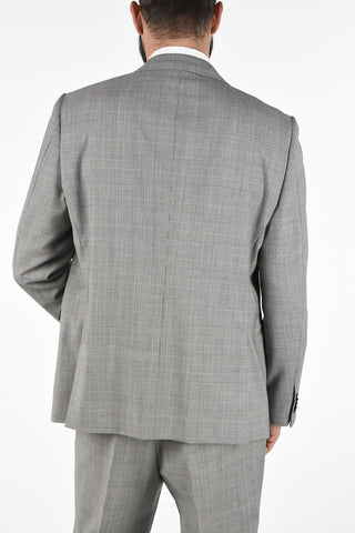 ZZEGNA district check 2-button suit