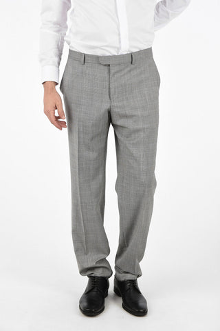 ZZEGNA district check 2-button suit