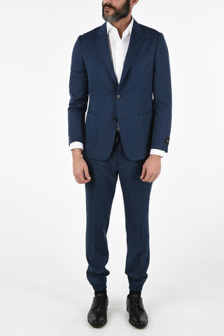 ZZEGNA TECHMERINO Wool Notch Lapel Suit