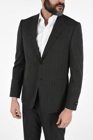 ZZEGNA Flap Pocket Twill Suit