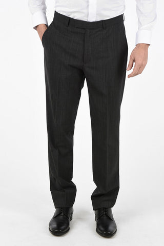 ZZEGNA Flap Pocket Twill Suit