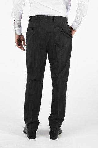 ZZEGNA Flap Pocket Twill Suit